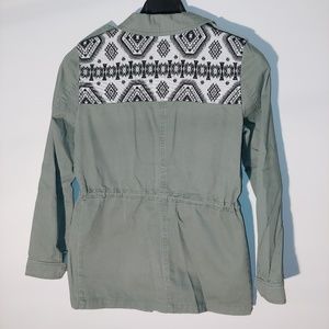 Levi's army green cargo utility jacket size XS EUC